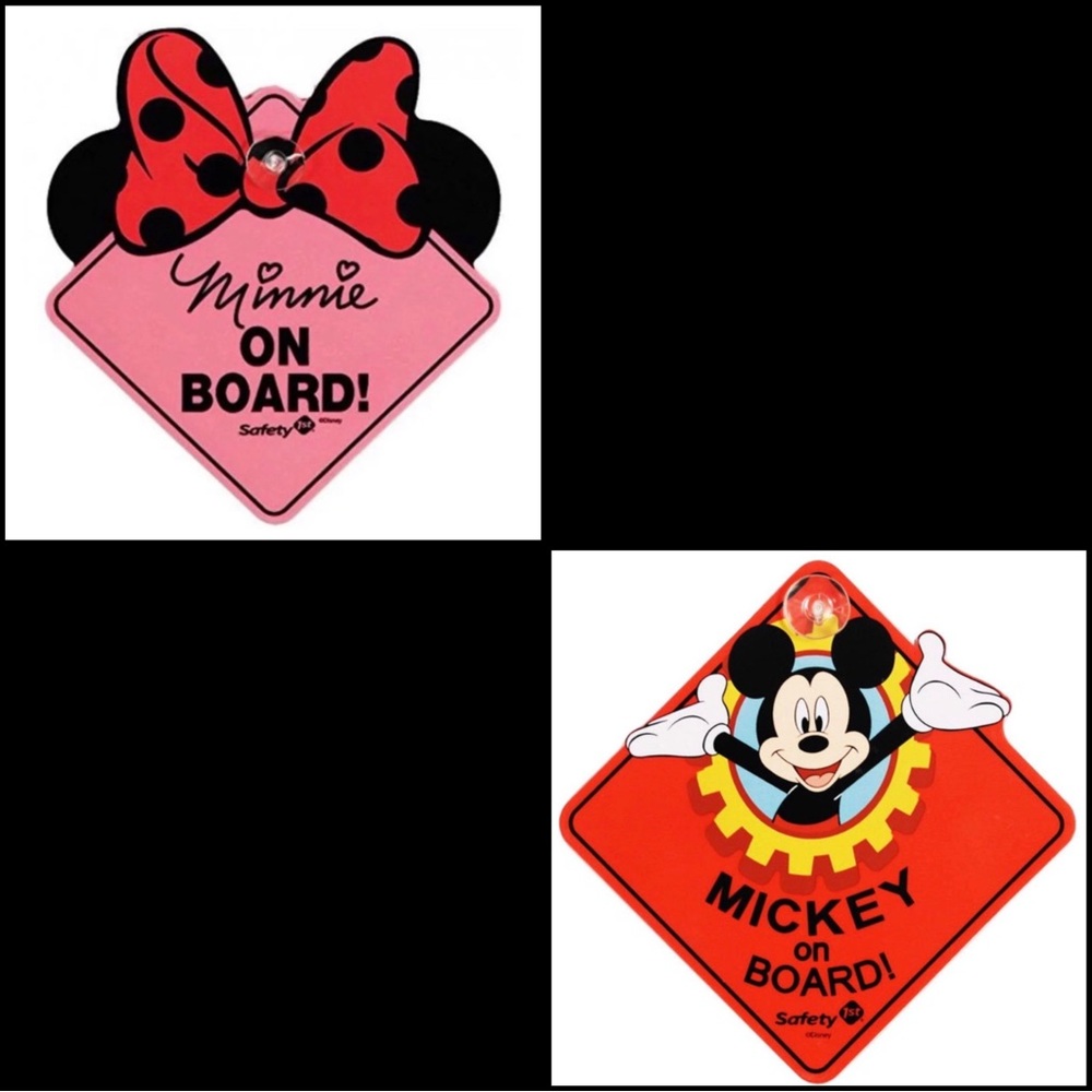 New Disney Baby On Board Car Signs